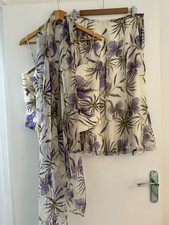 John Charles Silk Floral Mother Of The Bride Outfit Size 14