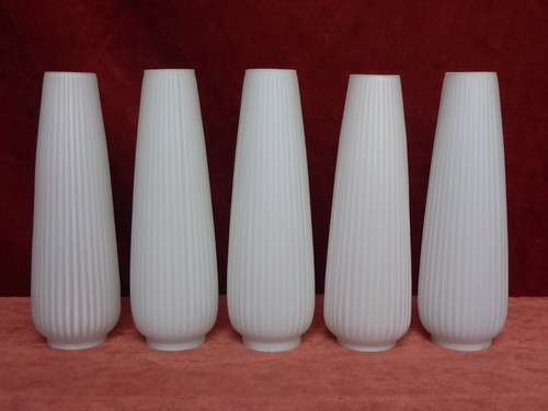 Set vintage glass lamp - of,