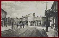 Hayle Copperhouse Fore Street hotel shops 1909 postmarkArgalls postcard Cornwall
