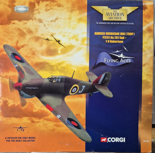Corgi aviation hawker - aviation, 1:72