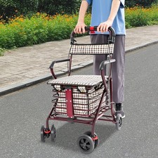 Foldable Rollator Walker with