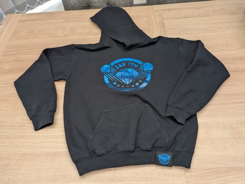 Dan tdm hoodie black - hoodie, black/metallic