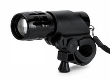 Bike Bicycle Headlight Cree LED Zoomable & Clip Bracket Holder Adjustable