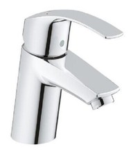 GROHE Eurosmart Basin Mixer Tap Single Lever Smooth Body Low Pressure No Waste