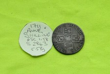 1711 Silver One SHILLING Coin