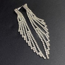 Art Deco Style Earrings Silver