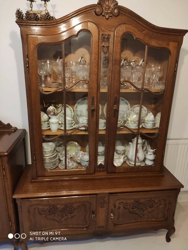 French louis style bookcase - french,