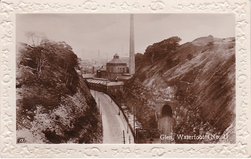 Railway line tunnel - line,, tunnel,