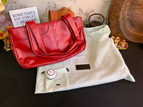 Radley red leather handbag - leather,