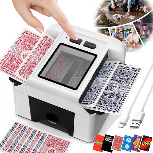 Automatic card shuffler - automatic,