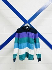 Jack Wills Smart Casual Colourblock Rugby Polo Long Sleeve Shirt Size XS