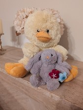 Easter chick and bunny plush - chick,