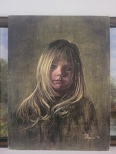 Mid Century Print By Stephen Pearson 1970 - Girl With Blonde Hair