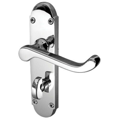 Bathroom door handle victorian - bathroom,