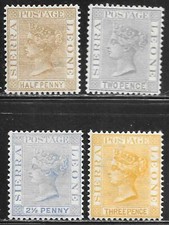 Sierra Leone Scott #21, 26-28