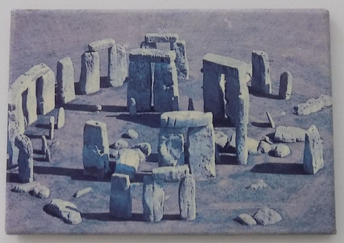 Stonehenge slimline fridge - stonehenge,