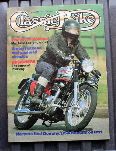 Classic bike june 1984 bsa - june,