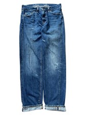 Levis 501xx Jeans LVC Selvedge Blue Denim Big E Talon Zip Fly W30 L31