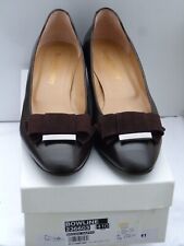 Russell&Bromley/BOWLINE/Women's court shoes/size UK8/41/dark brown/RRP£195