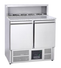 Pizza prep granite - prep, top