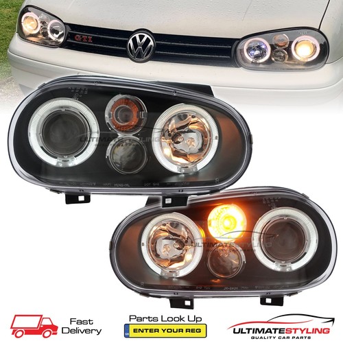 Golf mk4 headlights twin led - twin,