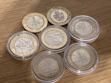 7 £2 Coins London Underground, First World War Flag Error Mary Rose, Mayflower..
