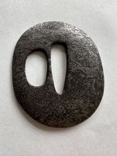 Japanese Tanto Tsuba Iron