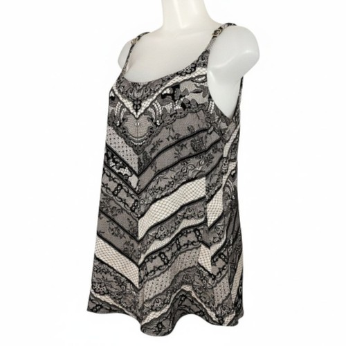 Cabi monaco lace print black - cabi,