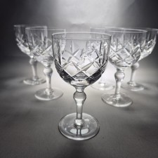 6x Vintage Stuart Crystal