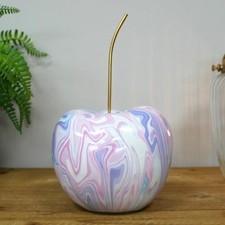 Marble Effect Apple Ornament
