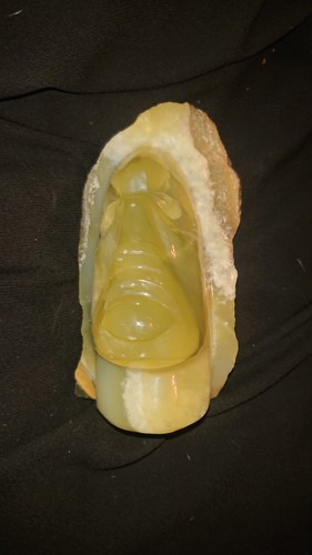 Vintage onyx head decorative - vintage,