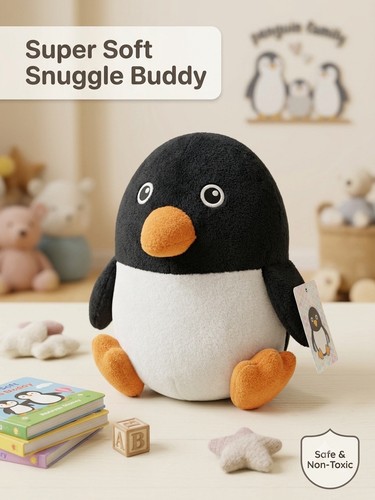 Sea animal penguin plush toy - plush,