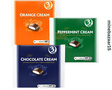 Frys Chocolate Cream, Orange Cream and Peppermint Cream Bars, 3 Packs of 147g