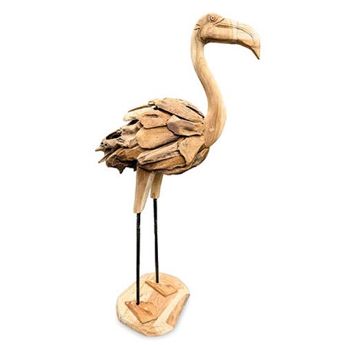 Flamingo sculpture 100cm - flamingo,