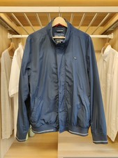 QUBA:SAILS XLARGE NAVY COAT JACKET NAUTICAL ZIP UP ACTIVE BOAT LIGHT MENS XL