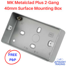 MK MetalClad Plus 2-Gang 40mm