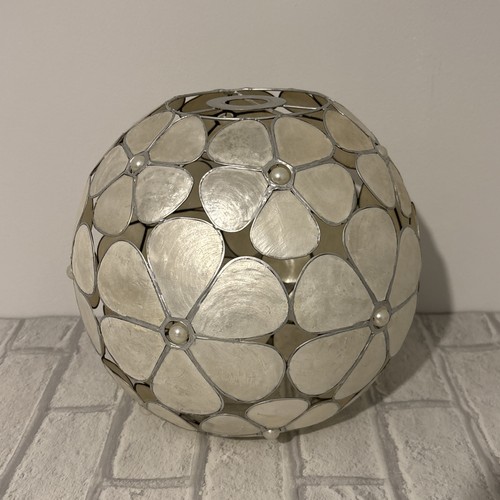 Capiz shell lampshade shade - shell,