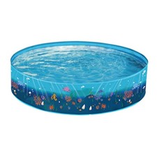 Hoot Rigid PVC Wall Paddling Pool with Underwater Sea Design 1.22 m x 0.24 m