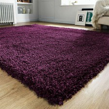 EXTRA THICK SHAGGY RUGS SOFT HALLWAY RUNNER CARPET RUG LIVING ROOM 5CM DEEP PILE