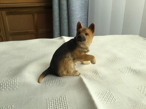 Alsation puppy figurine little