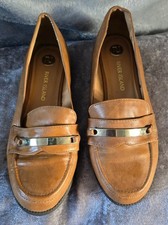 Brown river island loafers size uk womans 4