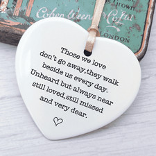 Memorial plaque funeral gift - memorial,