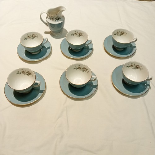 Royal doulton tea set teal - royal,