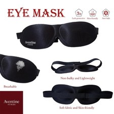 Soft Padded Sleep 3D Mask Eye Blackout Luxurious Blindfold Travel Eye Cover UK✅