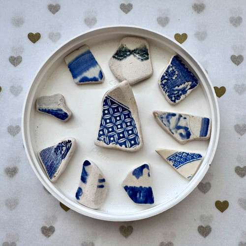 Scottish sea pottery shards - scottish,