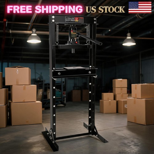 Hydraulic press frame garage - press, h-frame