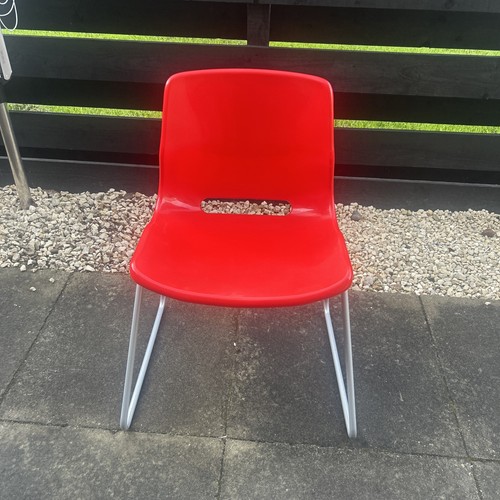 Ikea red snille chair designed - red,