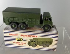 DINKY TOYS #622 MILITARY FODEN 10 TON ARMY TRUCK COMPLETE WITH ORIGINAL BOX