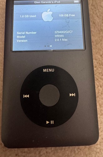 Apple ipod classic 120gb - classic, 6th