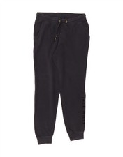 JACK WILLS Mens Graphic Tracksuit Trousers Joggers Small Navy Blue Cotton BY19